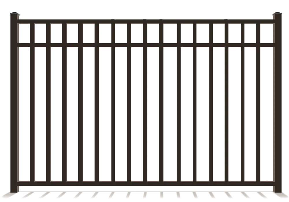 3 rail aluminum fence contractor