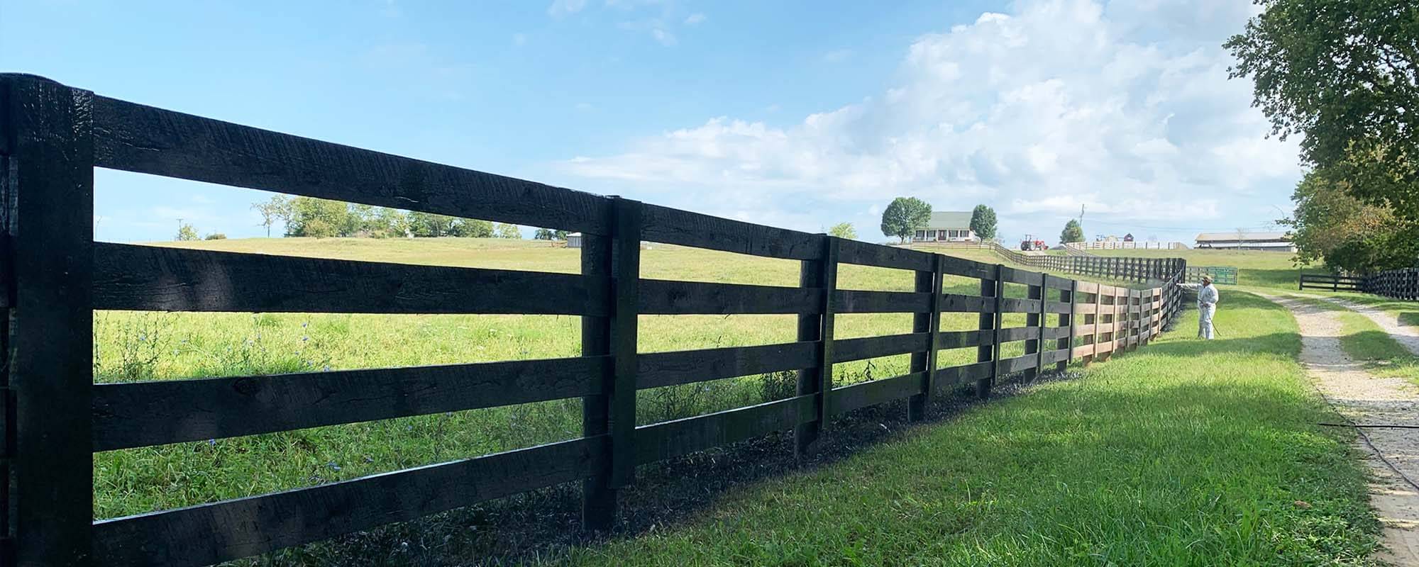 Painting overspray protection for your fence