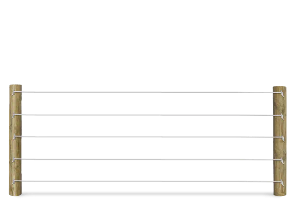 Poly coat horse and farm fence