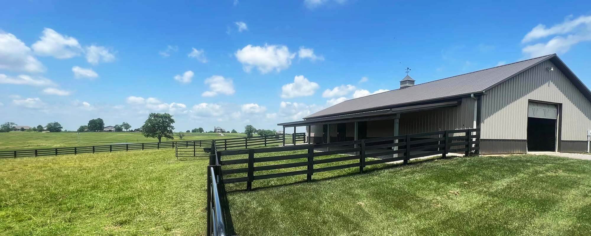 Farm fence installed by Central Kentucky Fencing & Painting