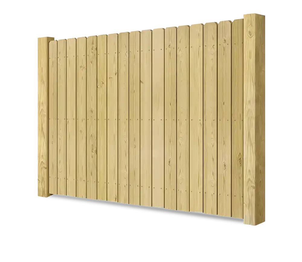 Wood Privacy Fence Installation
