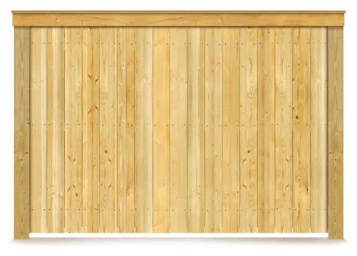 Cap & Trim wood fence