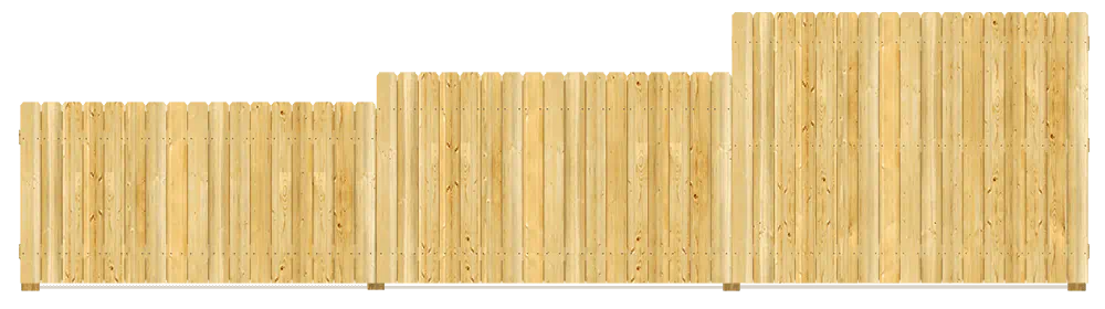 Residential Wood fence height options