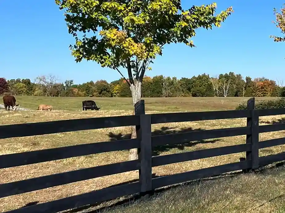 Farm fence installation